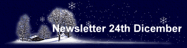 Newsletter 24th Dicember